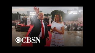 President Trump's "Salute to America" puts military on display