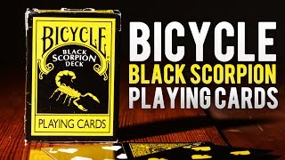 Deck Review - Bicycle Black Scorpion Deck of Playing cards Magic Makers