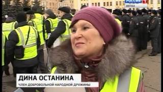 Гарнизонный смотр на Театральной площади города Кирова (ГТРК Вятка)