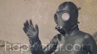 Gas Mask Frogwoman - 4K Video