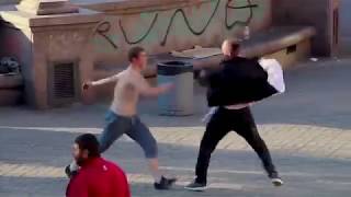 Подборка самых эпичных драк алкашей. Часть 1