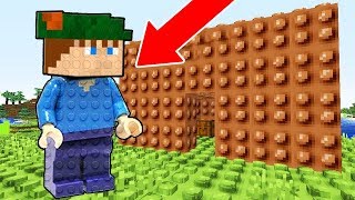 CONSEGUIMOS ENTRAR NO MUNDO LEGO DA VIDA REAL NO MINECRAFT!!