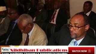 Doorashada Puntland Khudbaddii musharaxa C/weli Max'ed Cali Gaas 07/01/2014