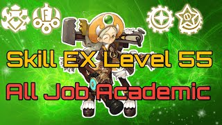 Skill EX Level 55 All Job Academic Dragon Nest M "Adept, Physician, Gear Master, Shooting Star"
