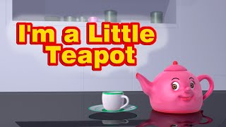 I'm a Little Teapot Nursery Rhyme | Kids Song | Infobells