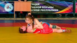 Женщины. Вольная борьба. Чемпионат ПФО и турнир памяти Чапаева В.И. 9.04.2016. Чебоксары.