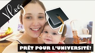 Prêt pour l'université! / Productivité 101 / J'en ai trouvé!!! / Vlog 21 septembre 2016
