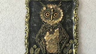 569. Пано "Денежная сова". Pano "Money owl".  Pano "búho de dinerо". Часть 1.