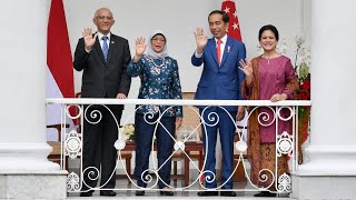 Penyambutan Kenegaraan Presiden Republik Singapura, Istana Bogor, 4 Februari 2020