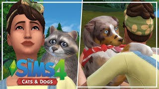NEW CATS & DOGS LET'S PLAY // The Sims 4: Wolf Pack Challenge #1