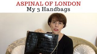 ASPINAL OF LONDON ⎢MY 3 HANDBAGS ⎢CLUTCHES & TOTE