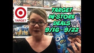TARGET IN-STORE DEALS 9/16 - 9/22 | CHEAP COOKIES, WATER, DIAPERS & MORE!