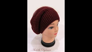 Берет на любой размер головы. Knitting cap for any size. Master Class.