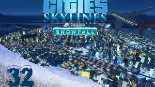 Lets Play Cities Skylines Snowfall #032 | Airport-City [German]