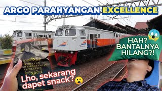 FASILITAS BANTAL HILANG‼️ TAPI DAPAT SNACK❓Argo Parahyangan Excellence GAMBIR - BANDUNG