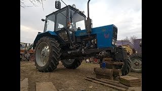 Установка шкворня и гильзы МТЗ 82.1