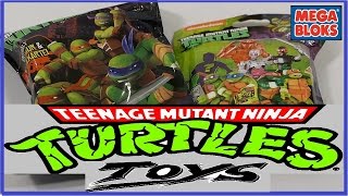 Черепашки Ниндзя 2 Игрушки Распаковка TMNT Toys Blind Bags Mega Blocks Unboxing