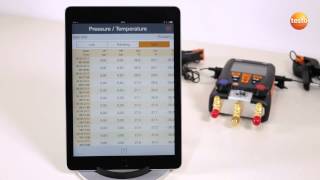 testo 550 557 - Step 4 Refrigeration App - Switching Measurement Views