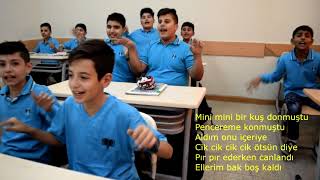 Mini Mini Bir Kuş Şarkısı (Hazırlık A Sınıfı) ( طير صغير صغير (الصف التمهيدي أ