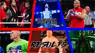 WWE SURVIVOR SERIES 2017 FULL SHOW RESULTS (WWE SURVIVOR SERIES 2017 RESULTS) #TEAMRAW
