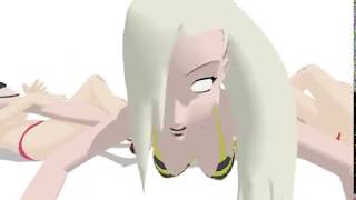 SAKURA VS INO | DOUBLE LEGBAR | CATFIGHT | GIRLS WRESTLING