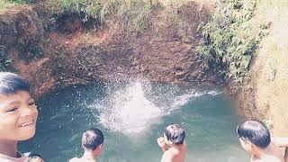 How village boys | swimming pool in their village | in summer season.