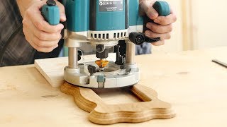 Фрезерование маленькой деревянной рамки, milling small wood frame