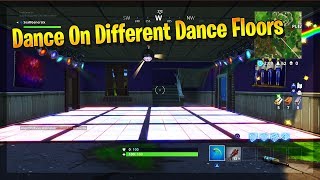 ''Dance on different Dance Floors'' -  Fortnite Battle Royale Week 8 Challenges Location Guide