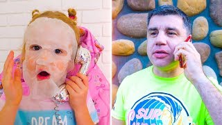 Настя и её красивые наряды и украшения