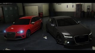 GTA 5 MOD | Audi RS7 vs Audi RS4 | Garage Showcase | PC - 60 FPS