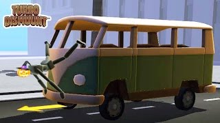 Turbo Dismount #1 Веселая игра краш тест про машинки, трюки и аварии