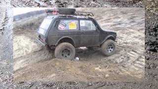#147. Нива на огромных колесах на бездорожье [АВТО 4x4]