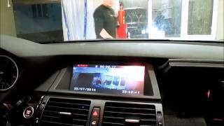 BMW - штатный видеорегистратор - демонстрация принципа работы на примере X5(E70) / X6(E71)