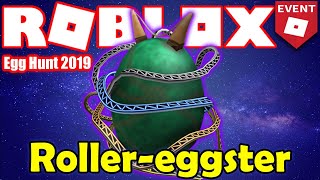 How to get the Roller-eggster Egg - Theme Park: ROBLOX Point 2 - Roblox Egg Hunt 2019 GUIDE