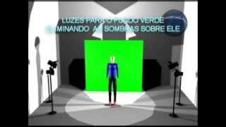 Esquema de Iluminação para Chromakey - Green Screen Videobras