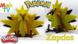 How to make a Zapdos Pokemon Go of Play-Doh. Как слепить Запдос Покемон Го из пластилина Плей До.