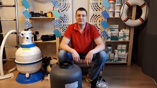 Монтаж песочного фильтра для бассейна Emaux FSP400-4W Opus своими руками