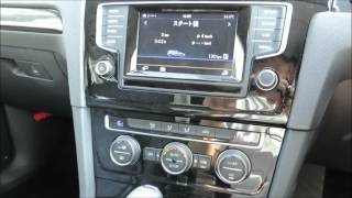 VW NEW GOLF7 Highline 試乗 interior
