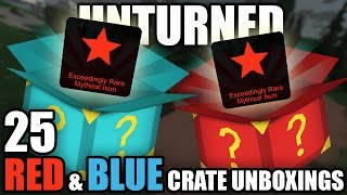 Unturned 3.0: 25 MYSTERY BOX OPENINGS (20 Red, 5 Blue)