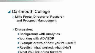 Predictive Analytics Webinar