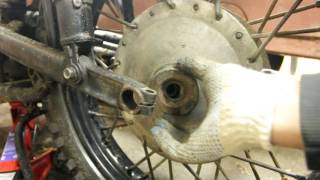 Как снять и поставить заднее колесо на Урале/ How to install and remove rear wheel Ural