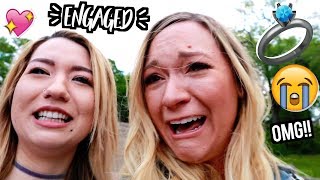 OMG THEY'RE ENGAGED!!! AlishaMarieVlogs