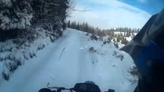 Yamaha dt 125 & Kawasaki kx 85 |Onboard| |Snow|