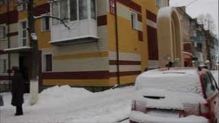 город Буча зимой, Буча 18км от Киева