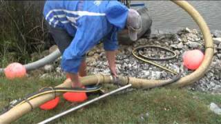 Мини земснаряд для очистки водоемов Mini Dredge