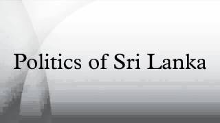 Politics of Sri Lanka