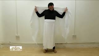 How To Tie Ihram | Right Way To Tie Ihram | Umrah Packages (Dubaiumrah.com)