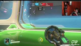 Пятёрка Играет в Overwatch (19.07.2019) | Нарезка с GoodGame