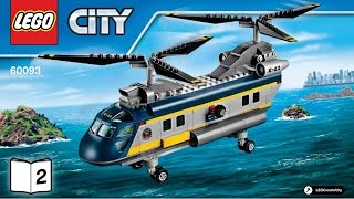 LEGO 60093 Deep Sea Helicopter Instructions LEGO CITY 2015 DEEP SEA EXPLORERS
