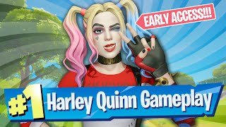 Epic sent me Harley Quinn Bundle EARLY! - Fortnite Battle Royale (Gameplay)